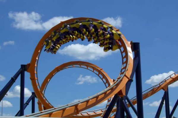 Bowling Green, VA insurance agency, roller coaster loop from nearby Kings Dominion theme park.