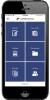 A mobile phone displaying the Bankers Insurance Client Portal.
