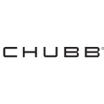 Chubb Insurance Logo, bold black all caps letters CHUBB.
