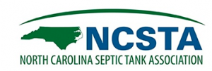 Green map of North Carolina with blud NCSTA.