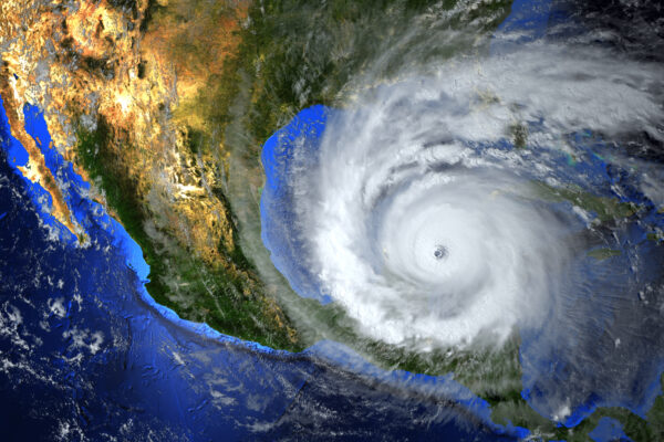 hurricane from satellite
